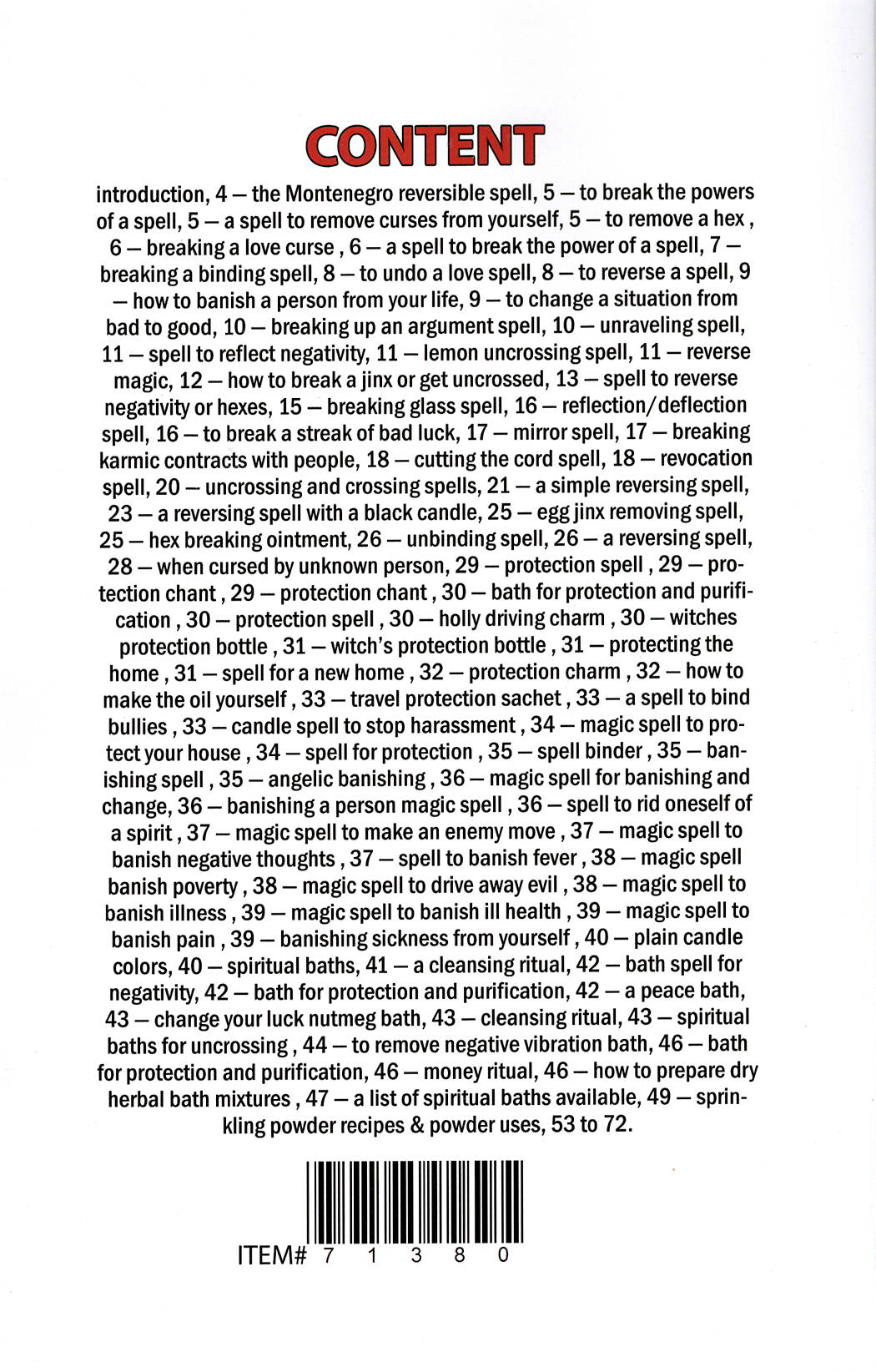 Reversible Spells and Rituals, by Carlos Antonio Montenegro