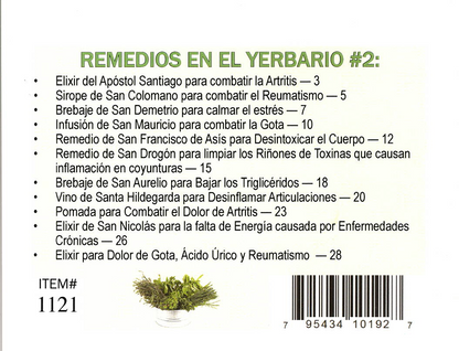 Yerbario Artritis y Reumatismo, por Sylvia Carlock