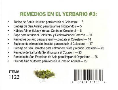 Yerbario Colesterol y Triglicéridos, por Sylvia Carlock