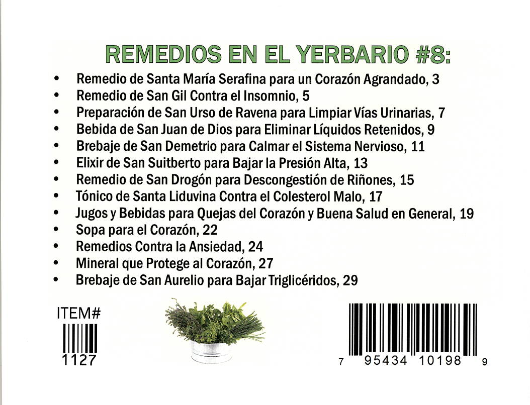 Yerbario Enfermedades del Corazón, por Sylvia Carlock