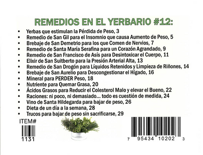 Yerbario Obesidad y Sobrepeso, por Sylvia Carlock