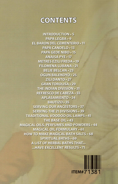 The 21 Divisions Dominican Voodoo, by Carlos Antonio Montenegro