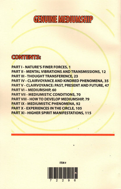 Genuine Mediumship