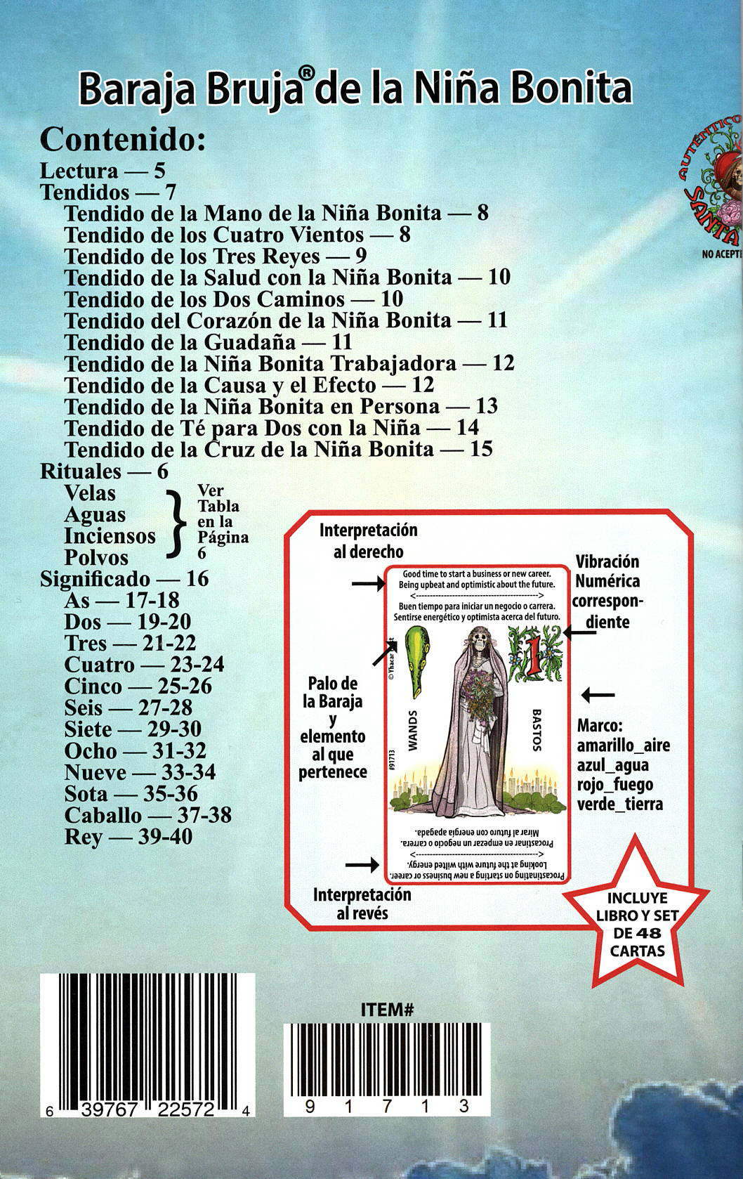 Baraja Bruja de la Niña Bonita